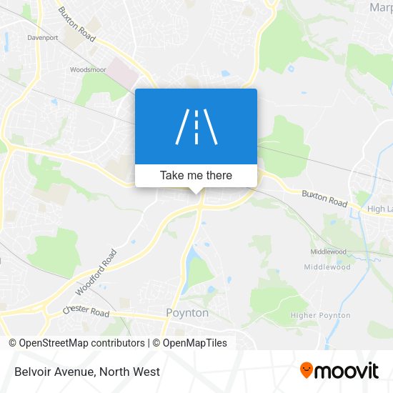 Belvoir Avenue map