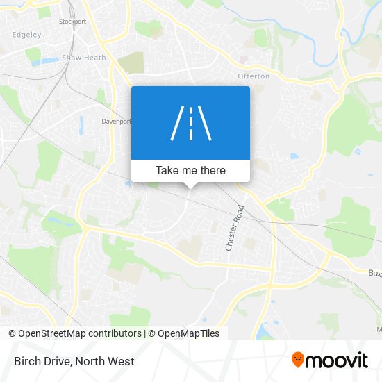 Birch Drive map