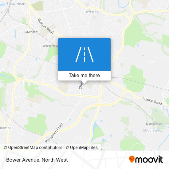 Bower Avenue map