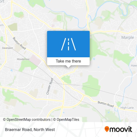 Braemar Road map