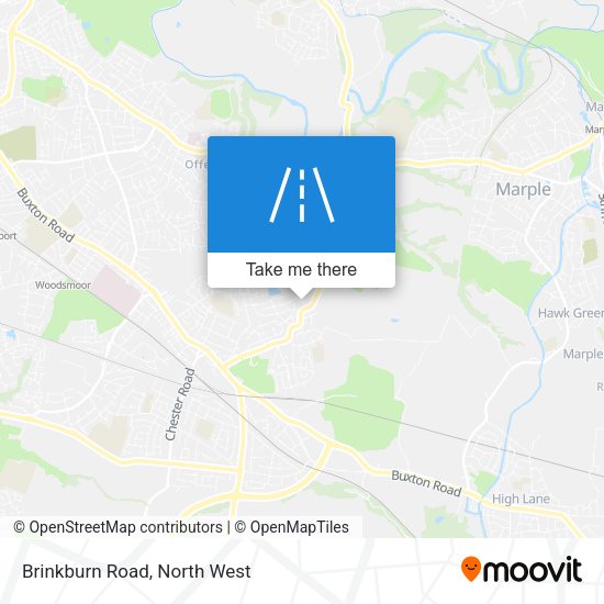 Brinkburn Road map