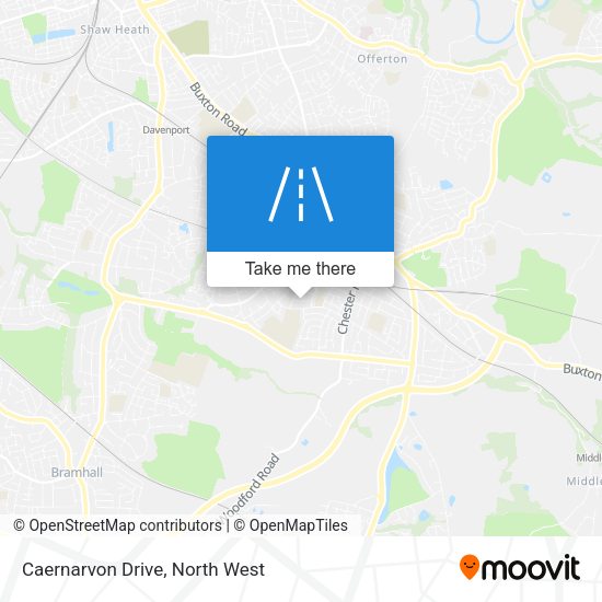 Caernarvon Drive map