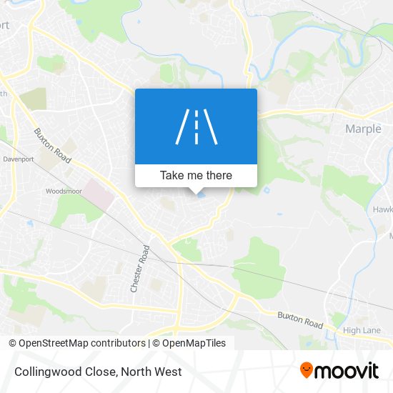 Collingwood Close map