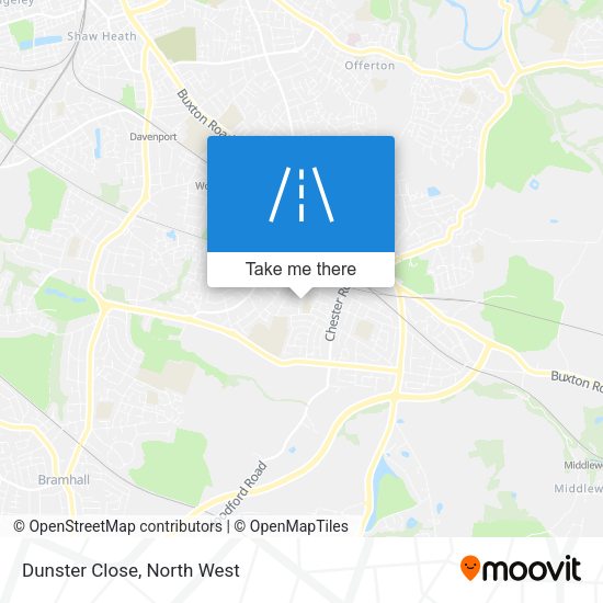 Dunster Close map
