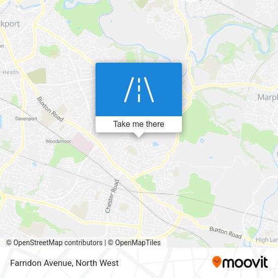 Farndon Avenue map