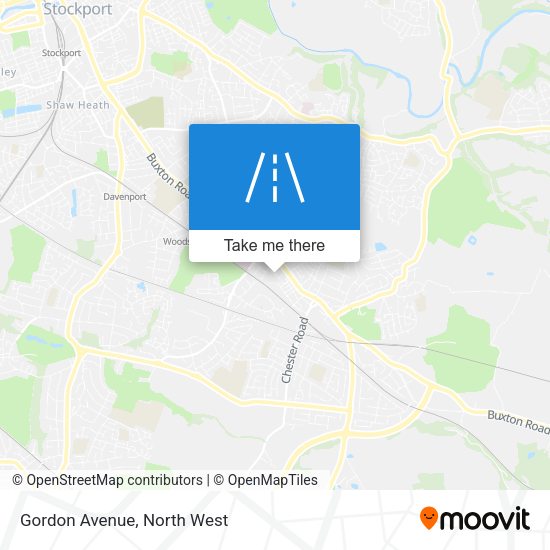 Gordon Avenue map