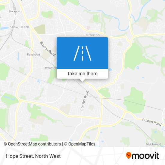Hope Street map
