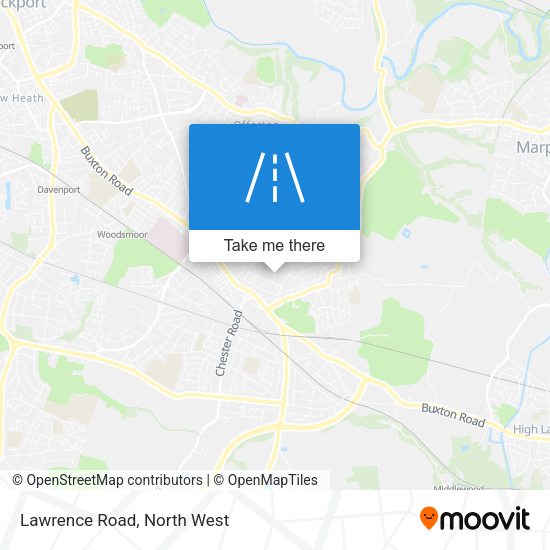 Lawrence Road map