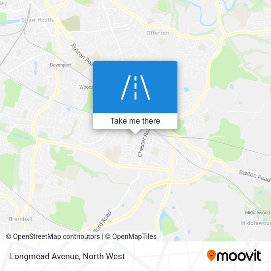 Longmead Avenue map