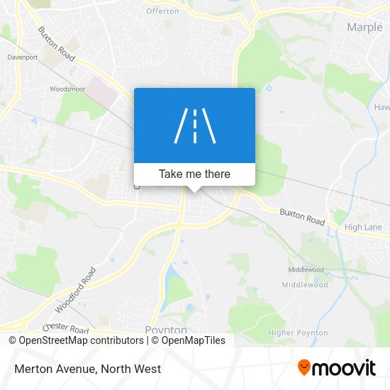 Merton Avenue map
