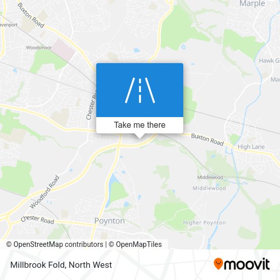 Millbrook Fold map