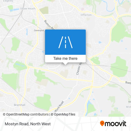 Mostyn Road map