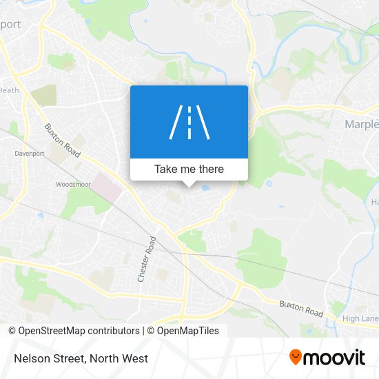Nelson Street map