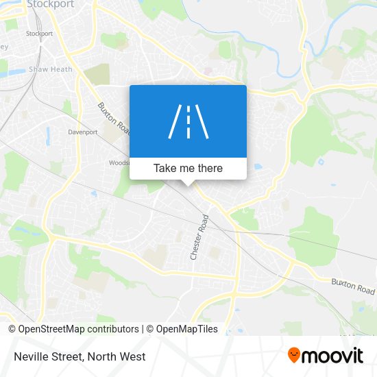 Neville Street map