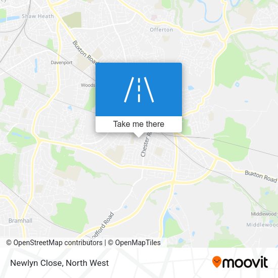 Newlyn Close map