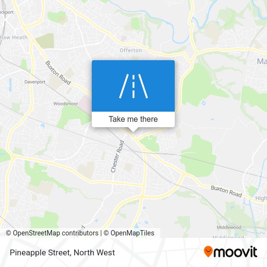 Pineapple Street map