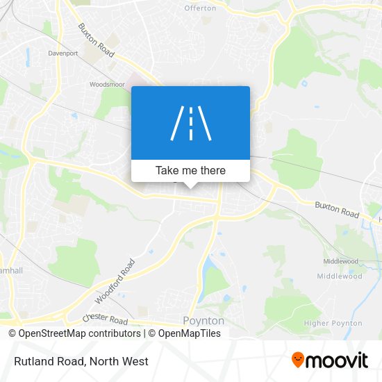 Rutland Road map