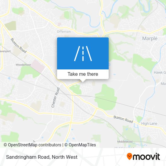 Sandringham Road map
