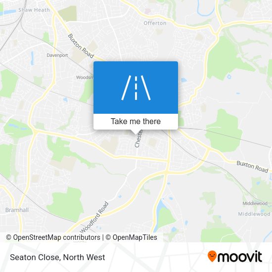 Seaton Close map