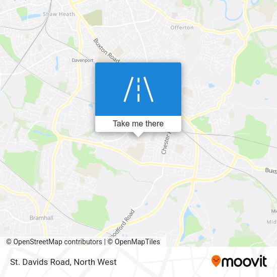 St. Davids Road map