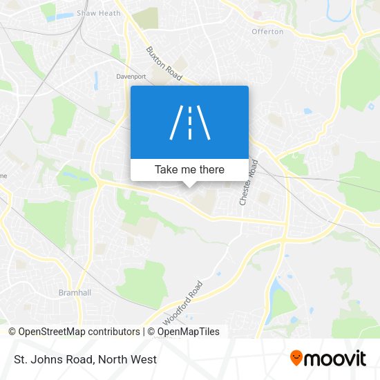 St. Johns Road map