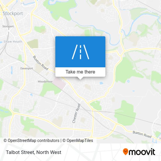 Talbot Street map