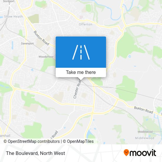 The Boulevard map
