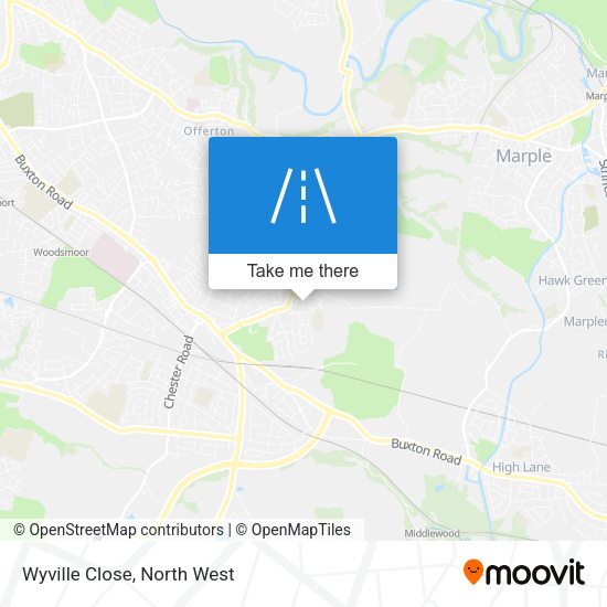 Wyville Close map