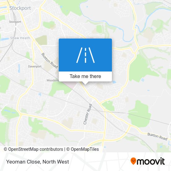 Yeoman Close map