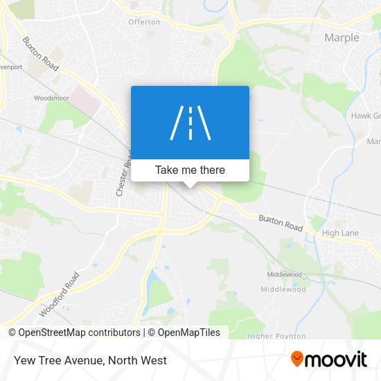 Yew Tree Avenue map