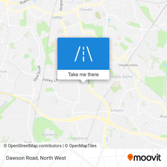 Dawson Road map