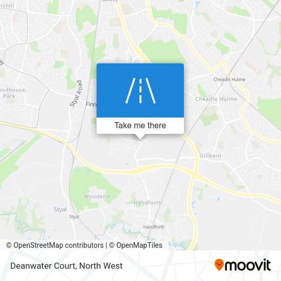 Deanwater Court map