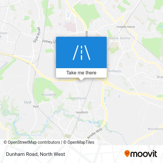 Dunham Road map