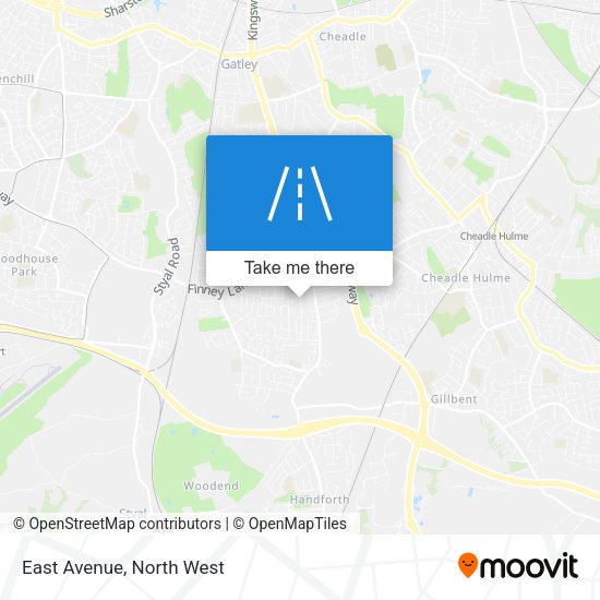 East Avenue map