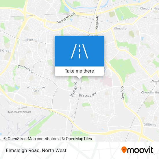 Elmsleigh Road map
