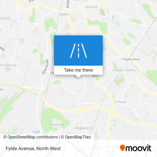 Fylde Avenue map