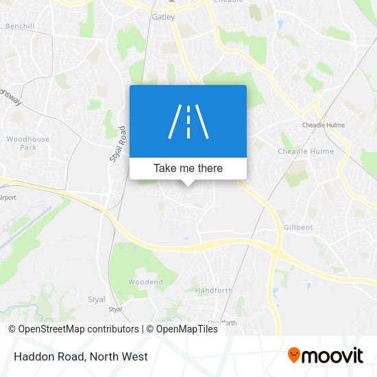 Haddon Road map