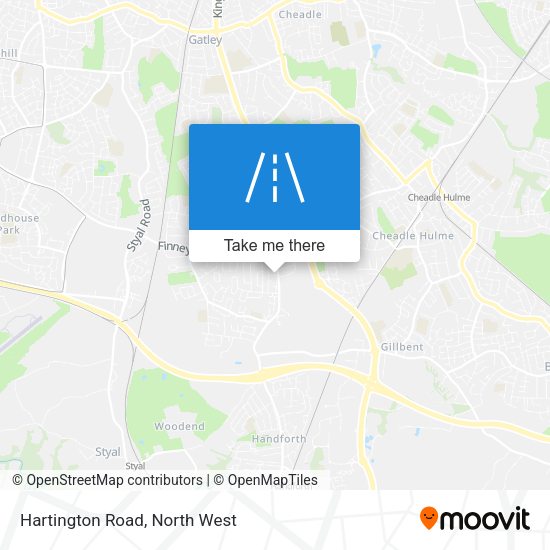 Hartington Road map