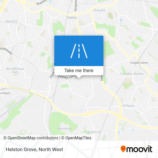 Helston Grove map
