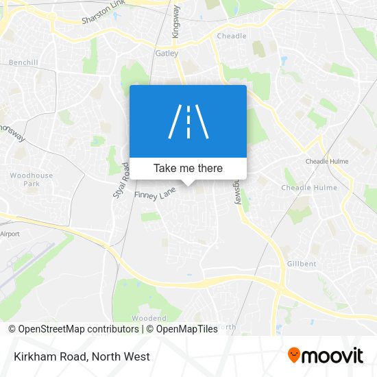 Kirkham Road map