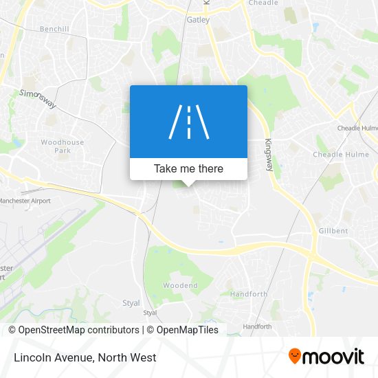 Lincoln Avenue map
