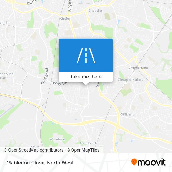 Mabledon Close map