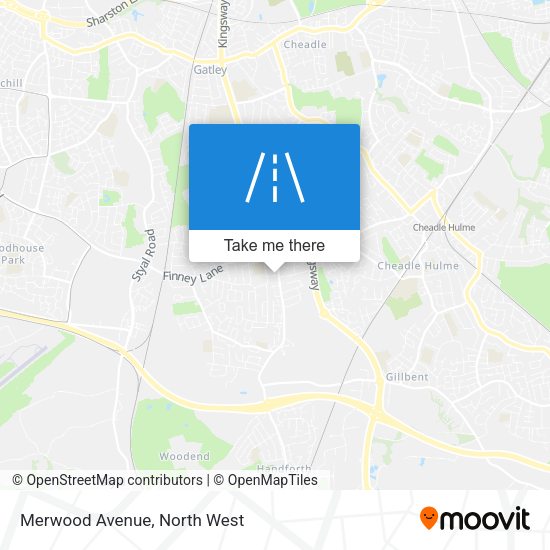 Merwood Avenue map