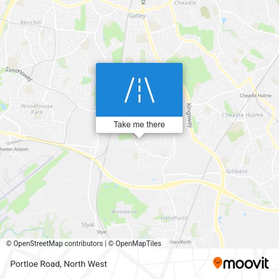 Portloe Road map