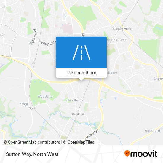 Sutton Way map