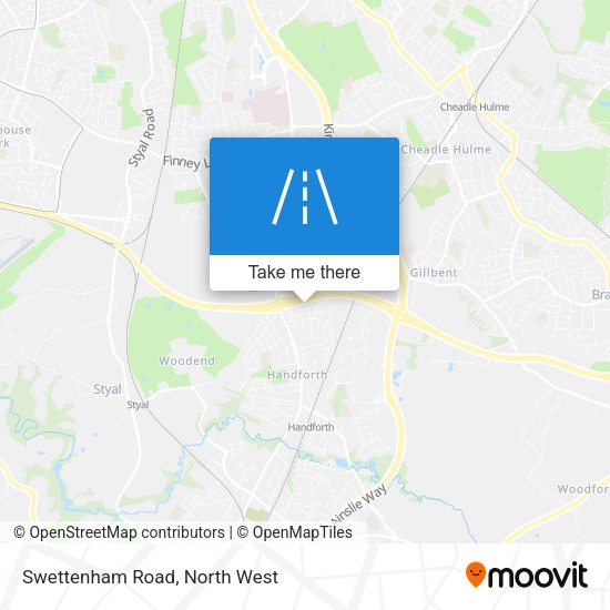 Swettenham Road map