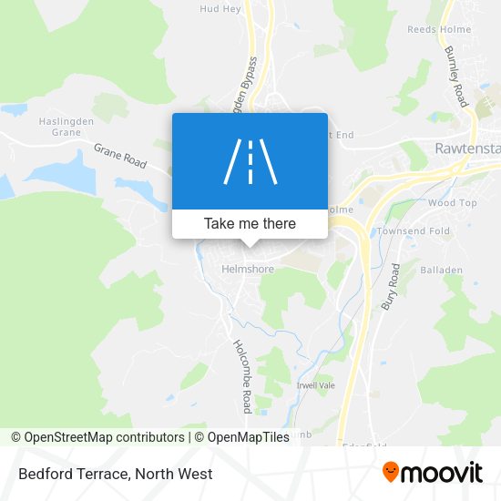 Bedford Terrace map
