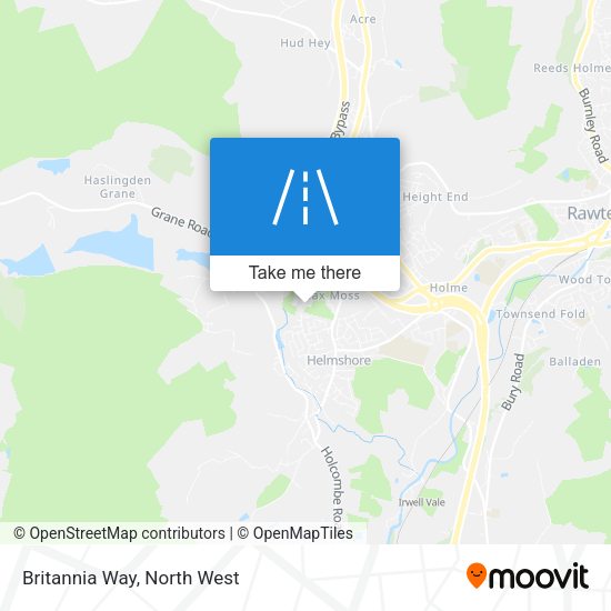 Britannia Way map