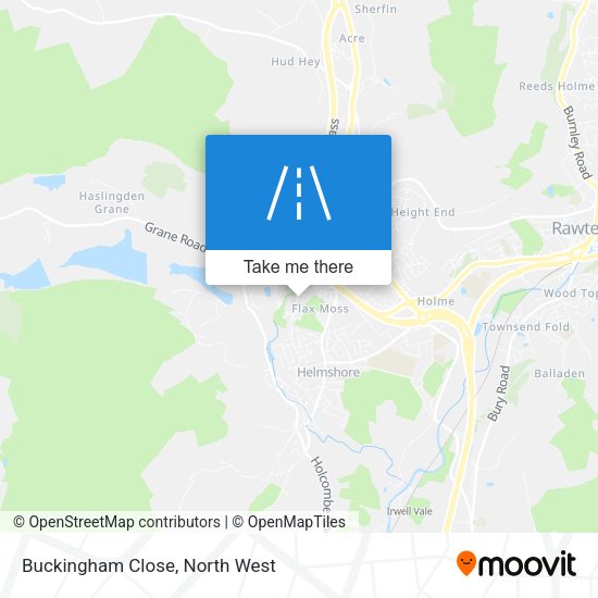 Buckingham Close map