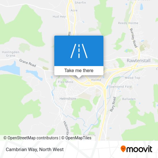 Cambrian Way map